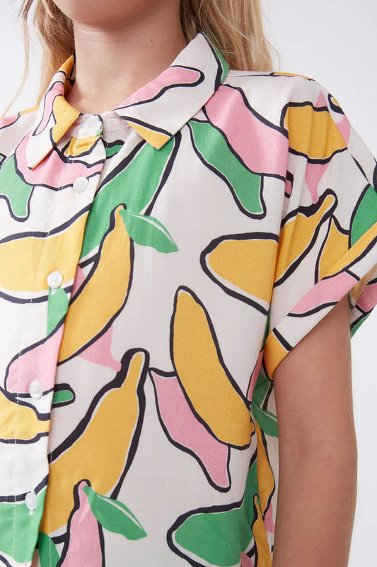 Camisa de niña estampado Banana - 41464