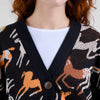 Cardigan Kanan - Mustang - Party Black