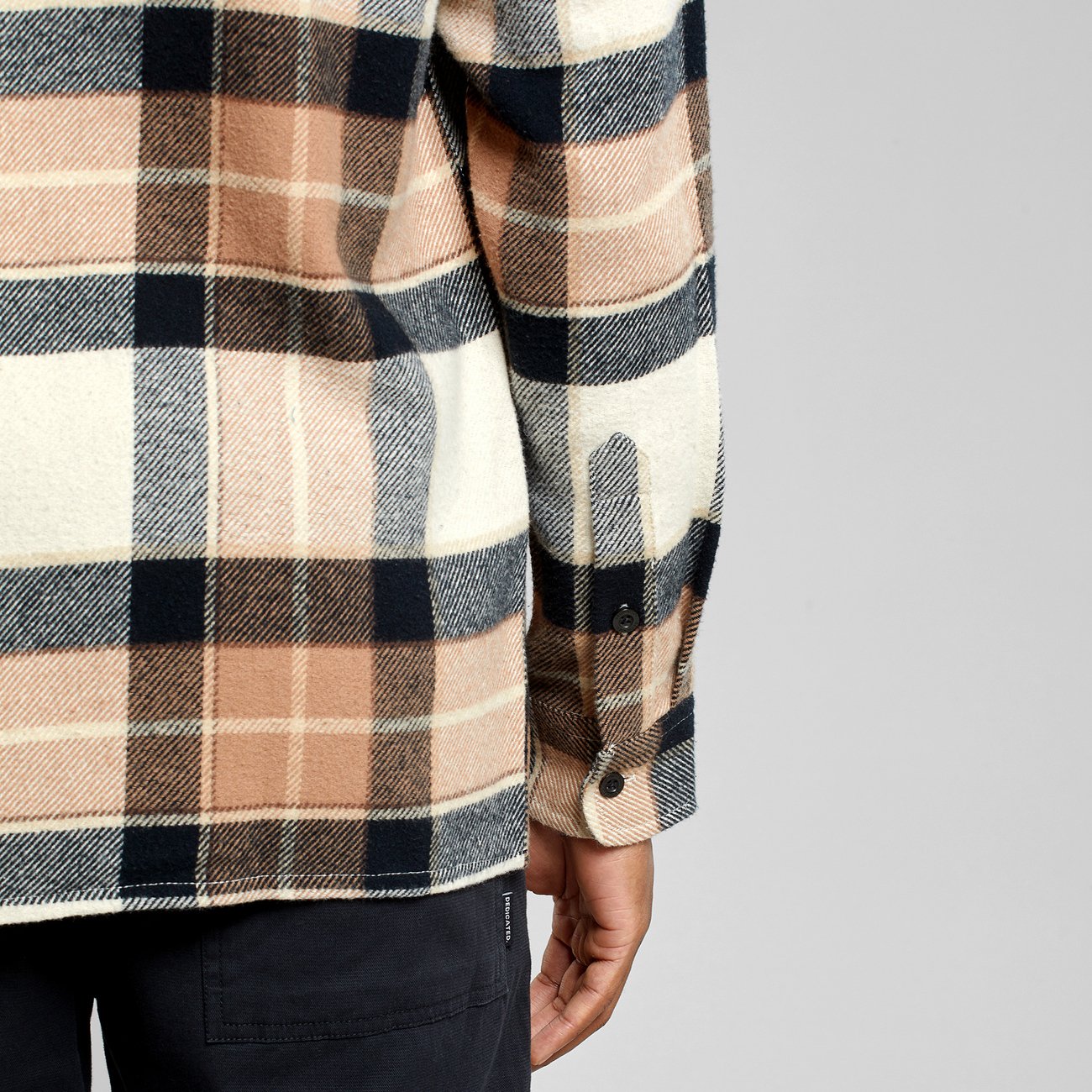 Shirt Rute Multi Check - Oat White