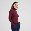 Rib Top - Malma - Fig Red