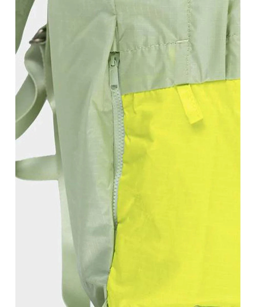 The New Foldable Backpack - Pistachio & Fluo Large