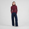 Rib Top - Malma - Fig Red