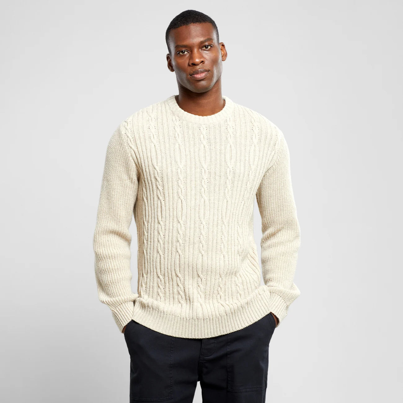 Sweater Ludvika - Pearl White