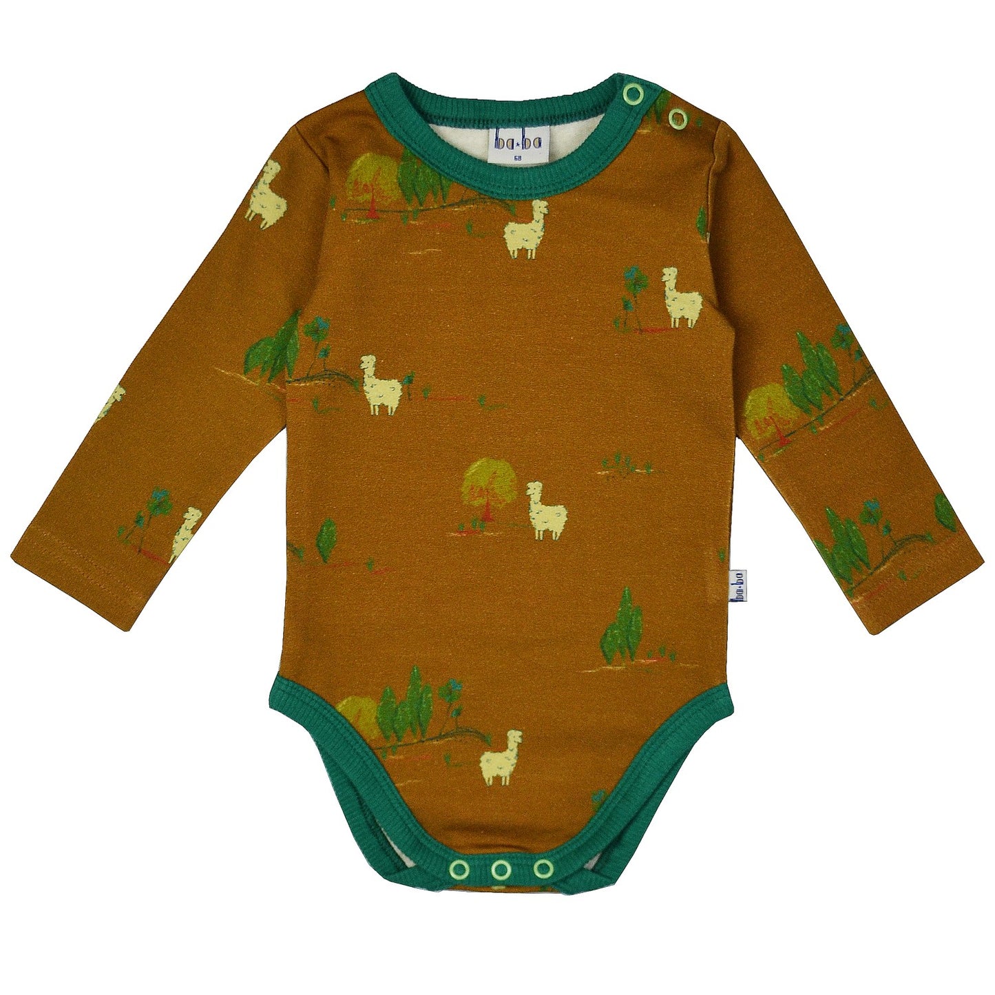 Body Long Sleeves Fleece Lycra Brushed - Alpaca