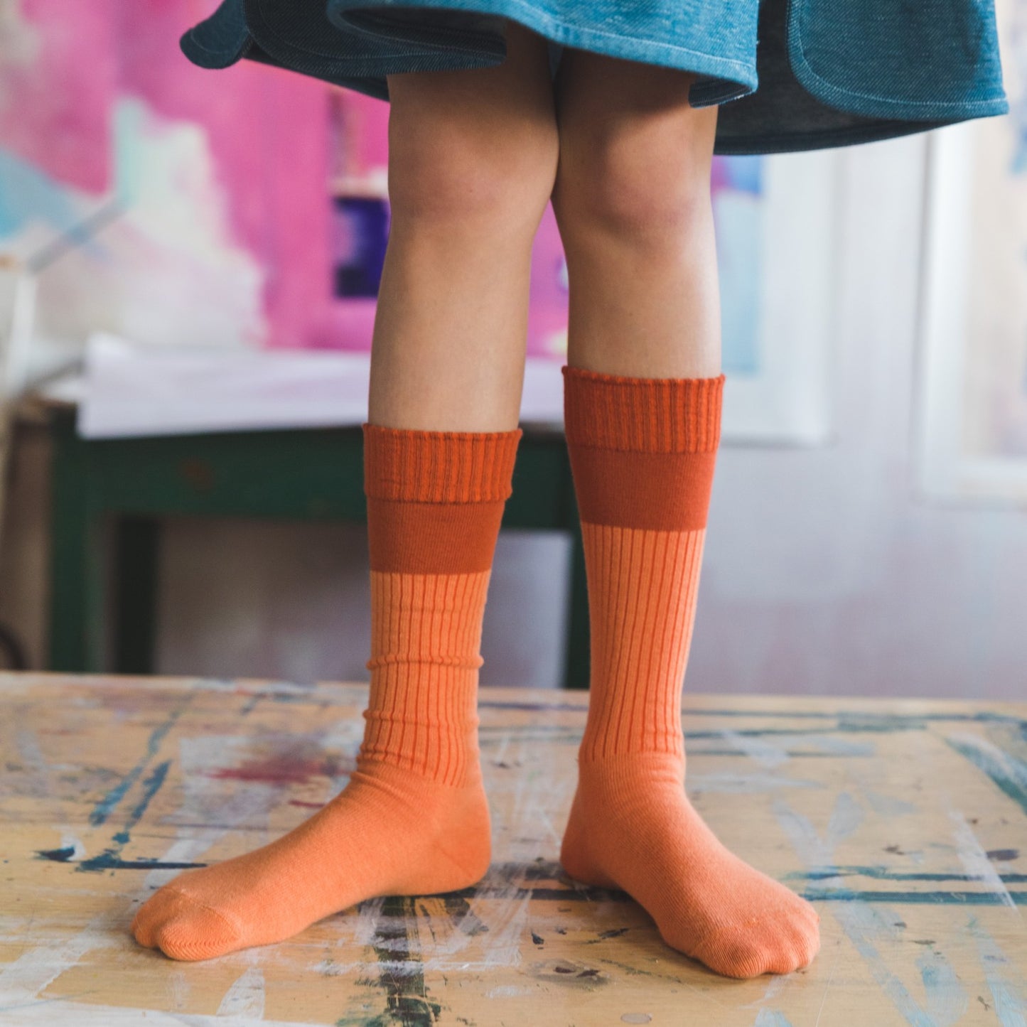 Kneesocks Knitwear - Colorblock
