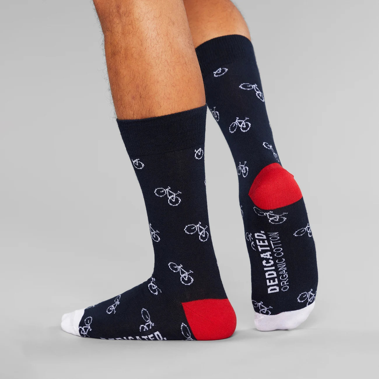 Socks Sigtuna Bike Pattern - Navy