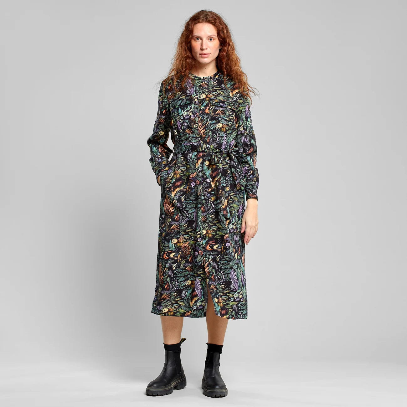 Shirt Dress Falsterbo The Birds - Black