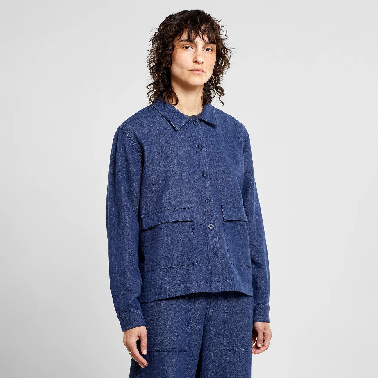 Shirt Lima Hemp - Navy