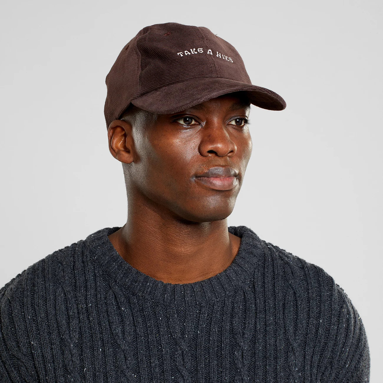 Soft Cap Slussen Corduroy Take A Hike - Coffee Brown