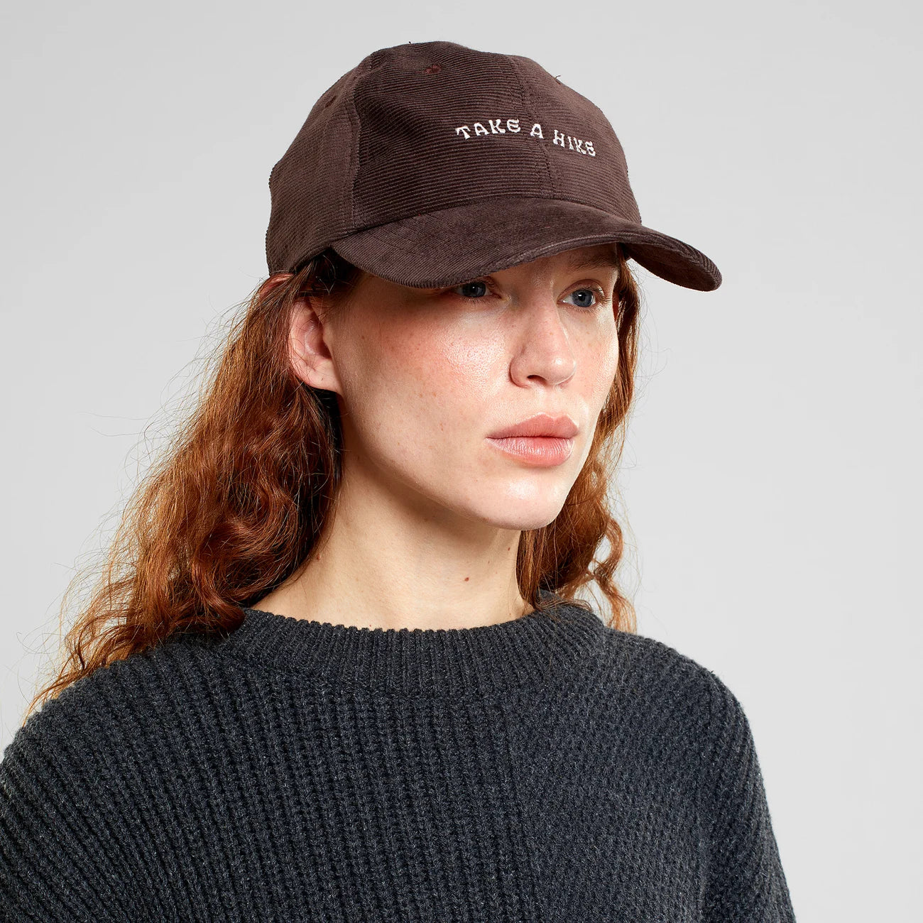 Soft Cap Slussen Corduroy Take A Hike - Coffee Brown
