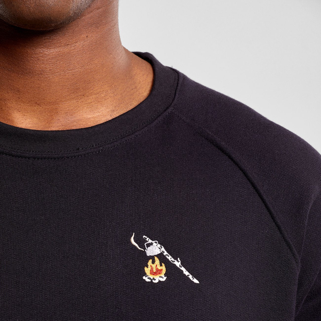 Sweatshirt Malmoe Hot Coffee - Black
