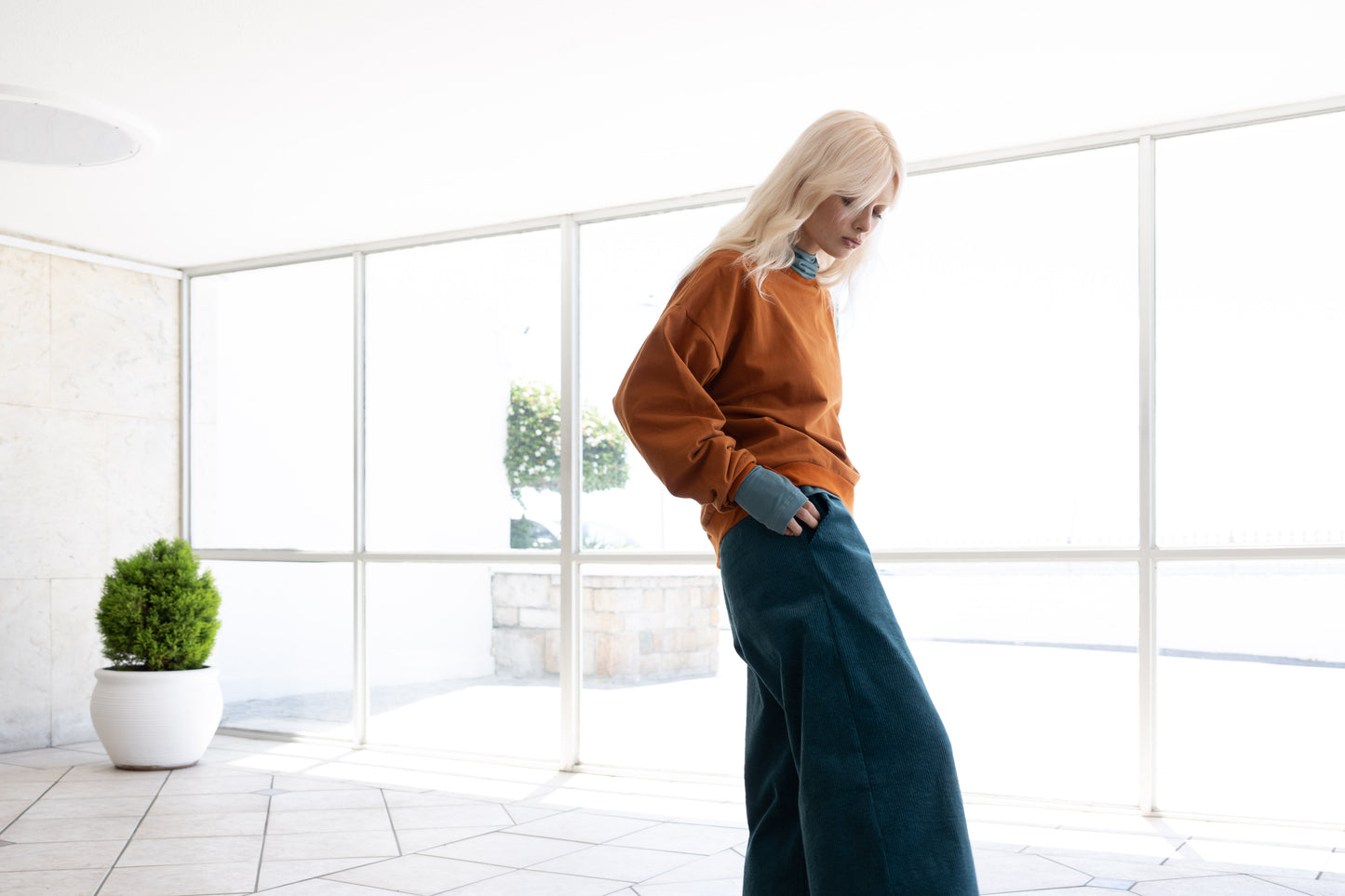 Sweater Esra French Terry - Caramel