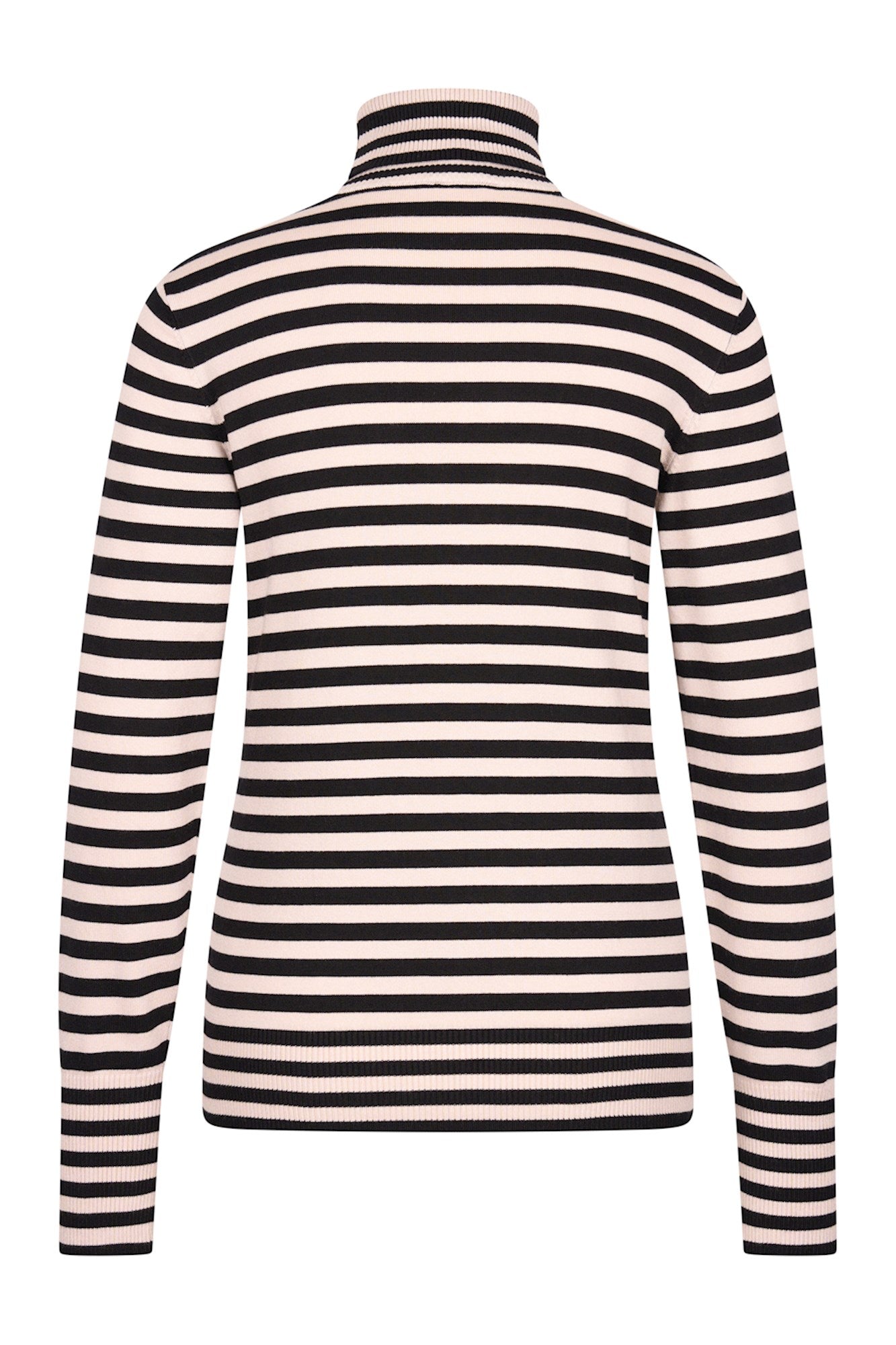 Top High Neck - Two Tone Black