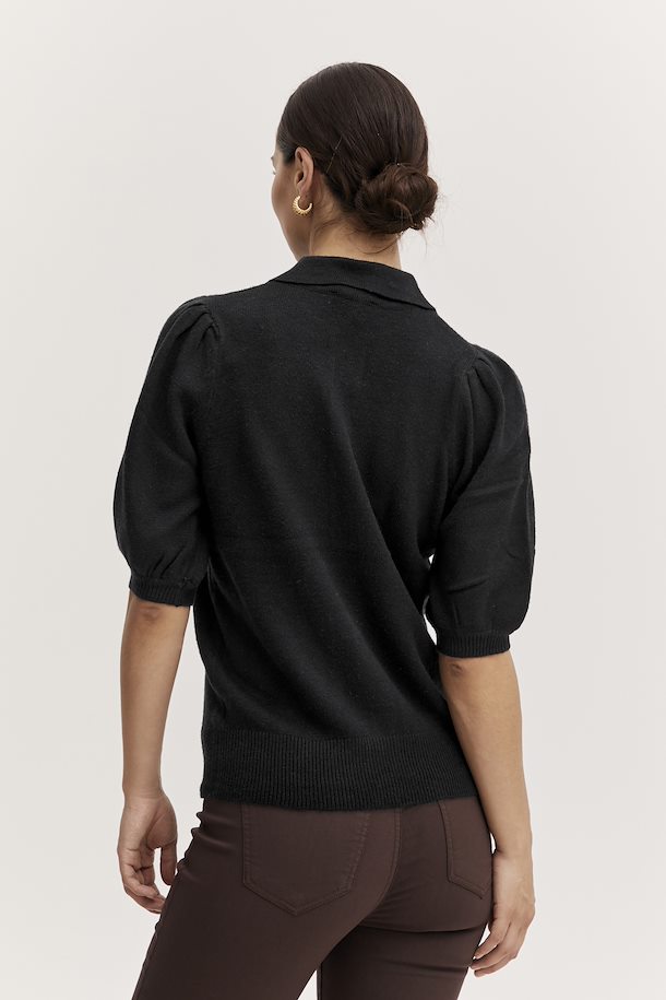 Bynonina Ss Jumper 2 - Knit - Black