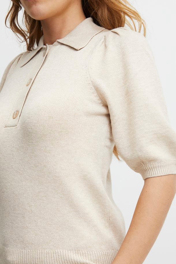 Bynonina SS Jumper 2 - Knit - Cement Melange