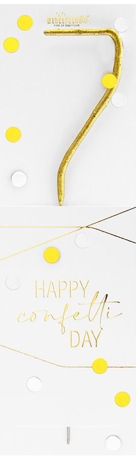 Gold Confetti Wondercandle® Classic - 7