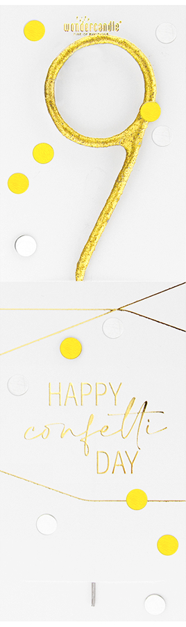 Gold Confetti Wondercandle® Classic - 9