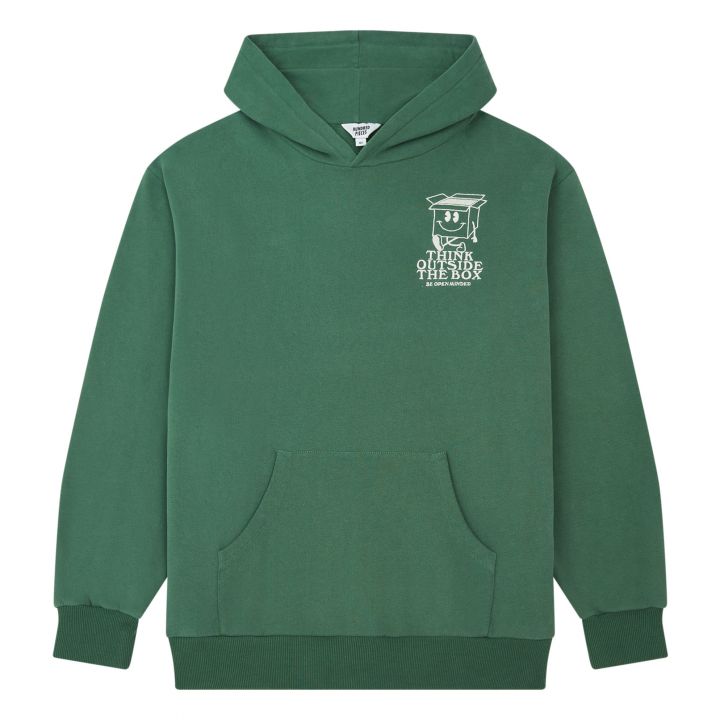 Organic Cotton Hoodie - Chrome Green
