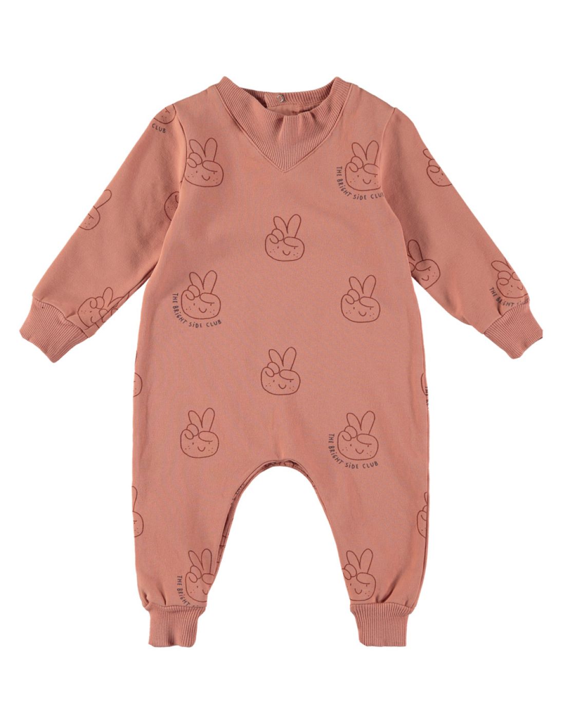 ONEPIECE - HANDS INDIAN RED
