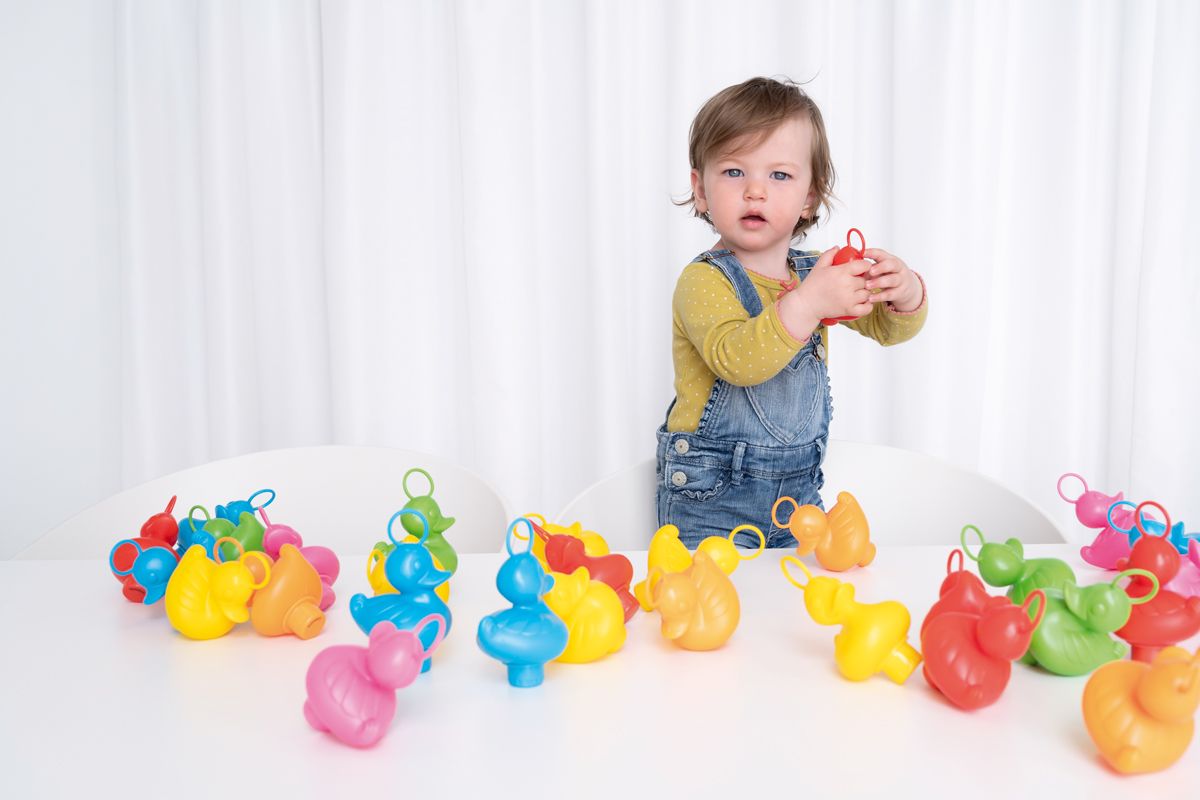 Kermiseend Set - Regenboog