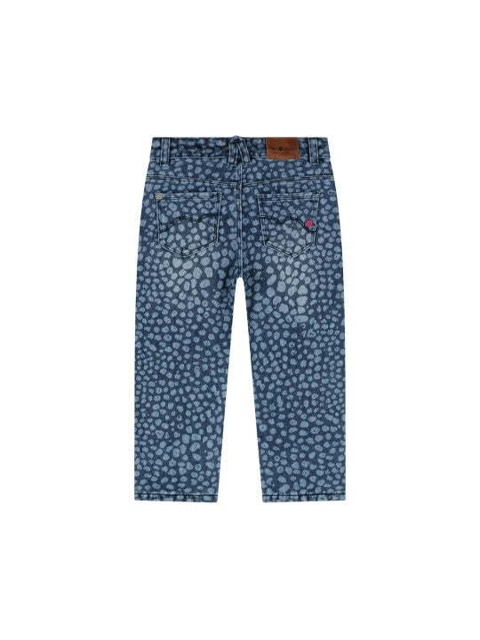 Denim paperback Blue spotted