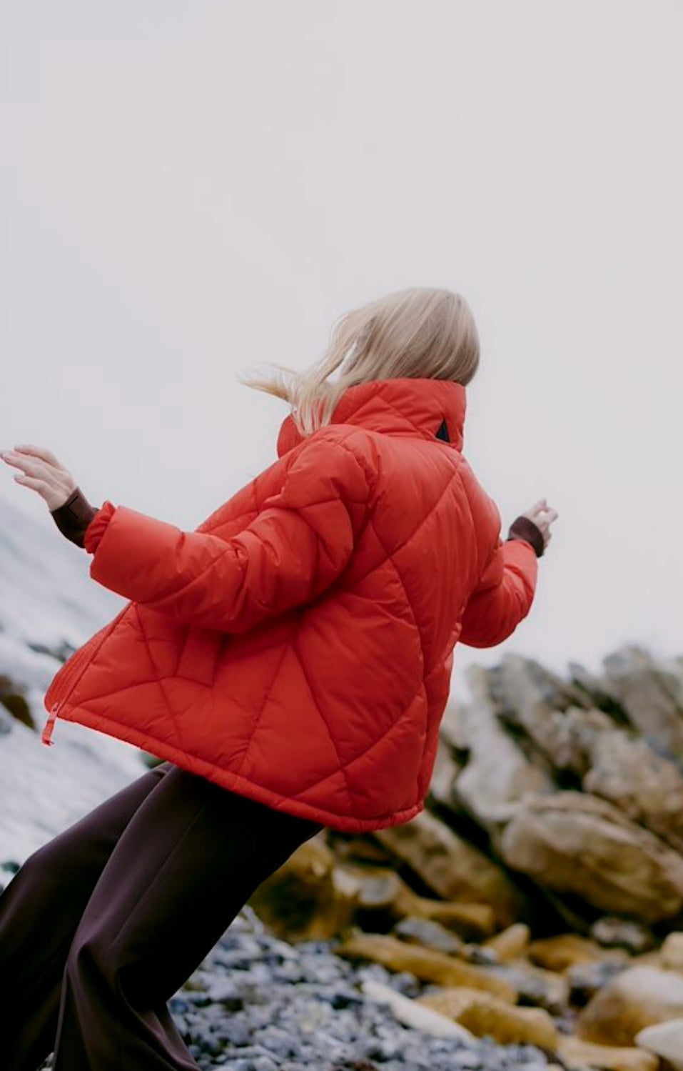 Bybomina Puffer 3 - Aurora Red