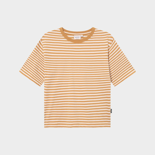 T-Shirt - Vadstena - Stripes Gold Yellow