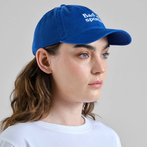 Soft Cap Slussen Bad At Sports Royal Blue