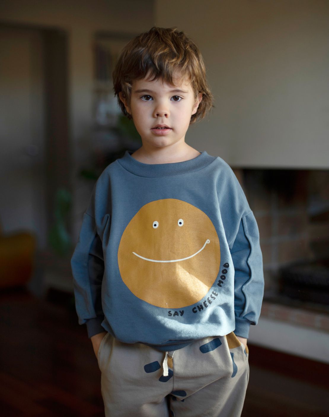SWEATSHIRT - SAY CHEESE STORM BLUE