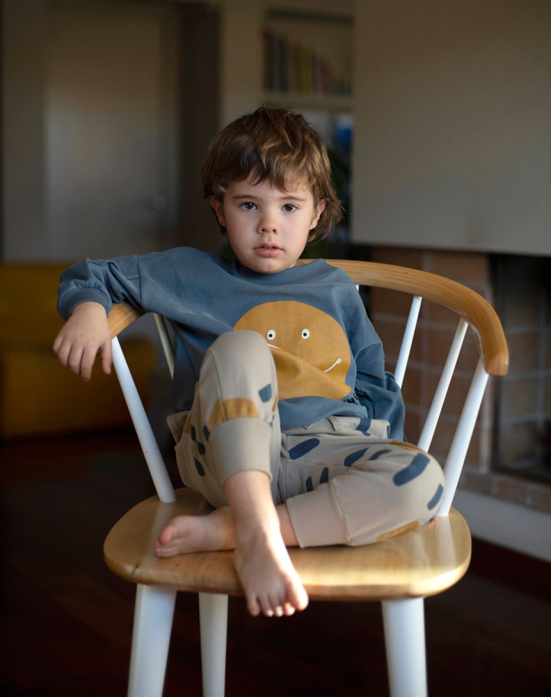 SWEATSHIRT - SAY CHEESE STORM BLUE