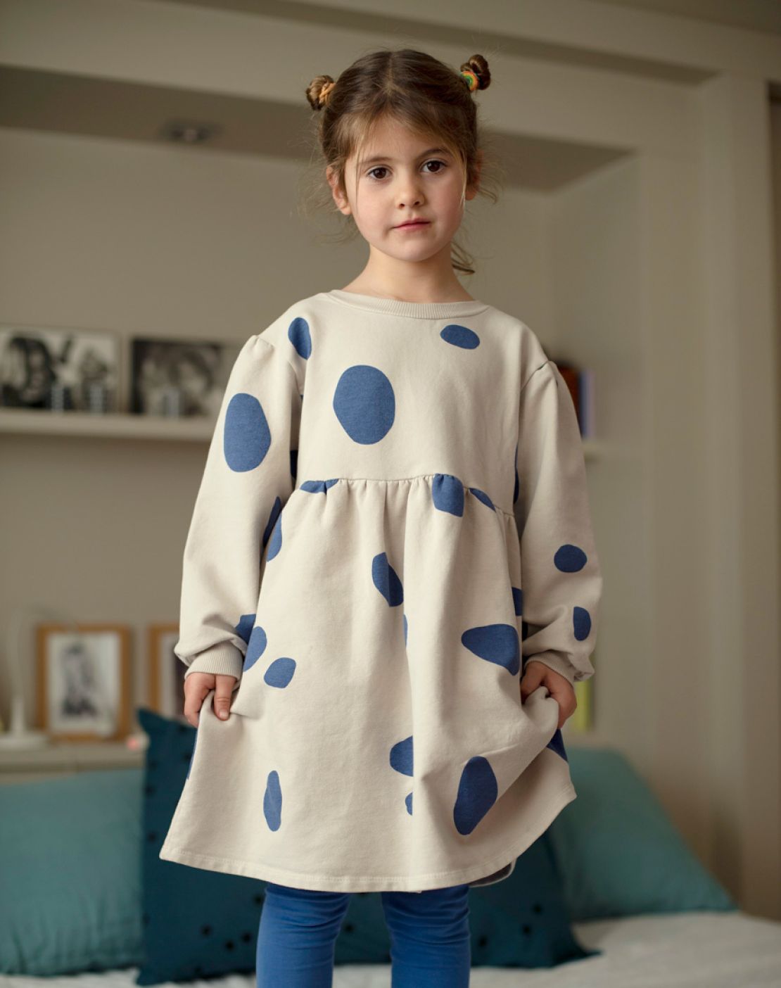 DRESS - PAINT ELECTRIC BLUE