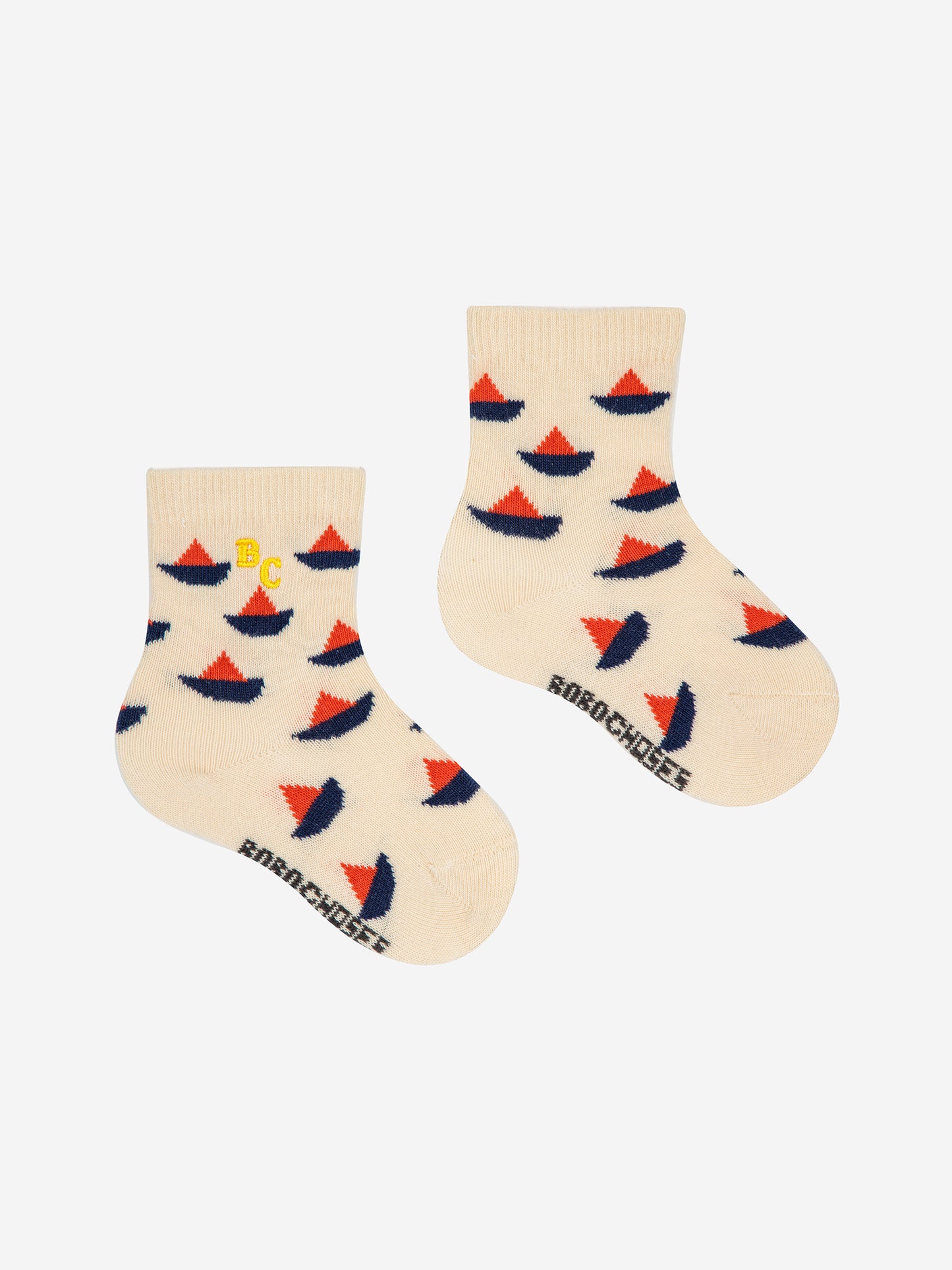 Sail Boat All Over - Long Socks Baby