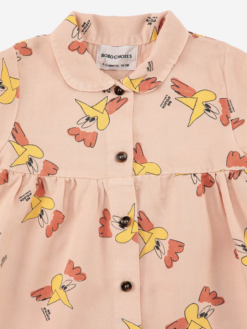 Mr o'clock all over woven dress (baby)