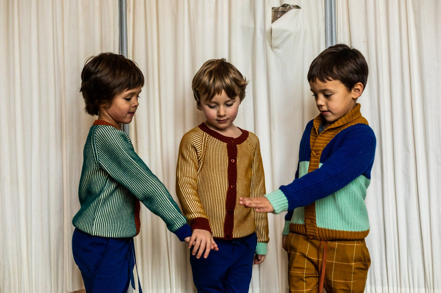 Alice Cardigan Pacific Stripes