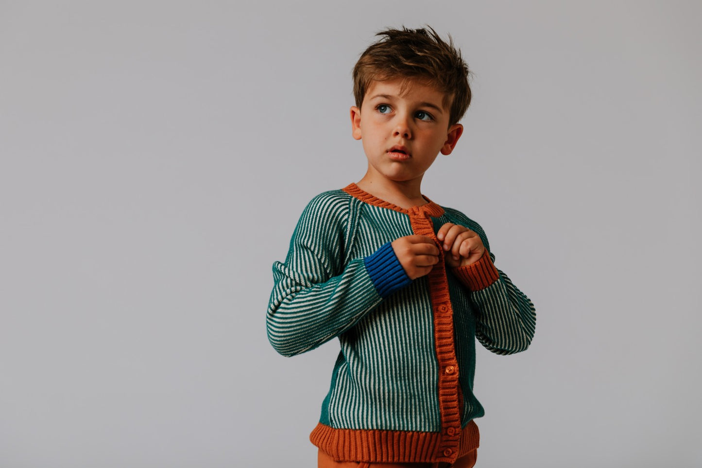 Alice Cardigan Pacific Stripes