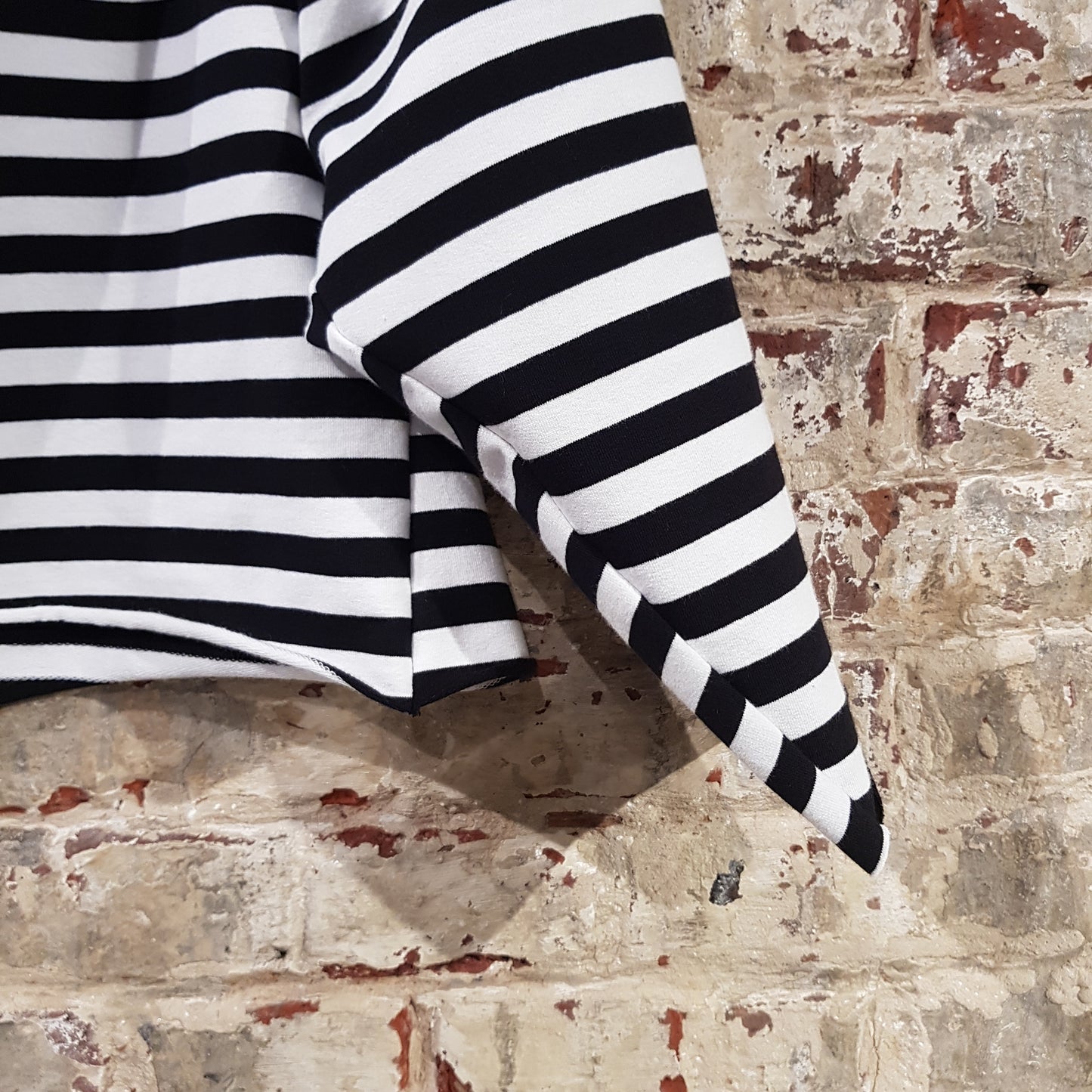 Striped Sweat Noes - Dark Navy/Ecru