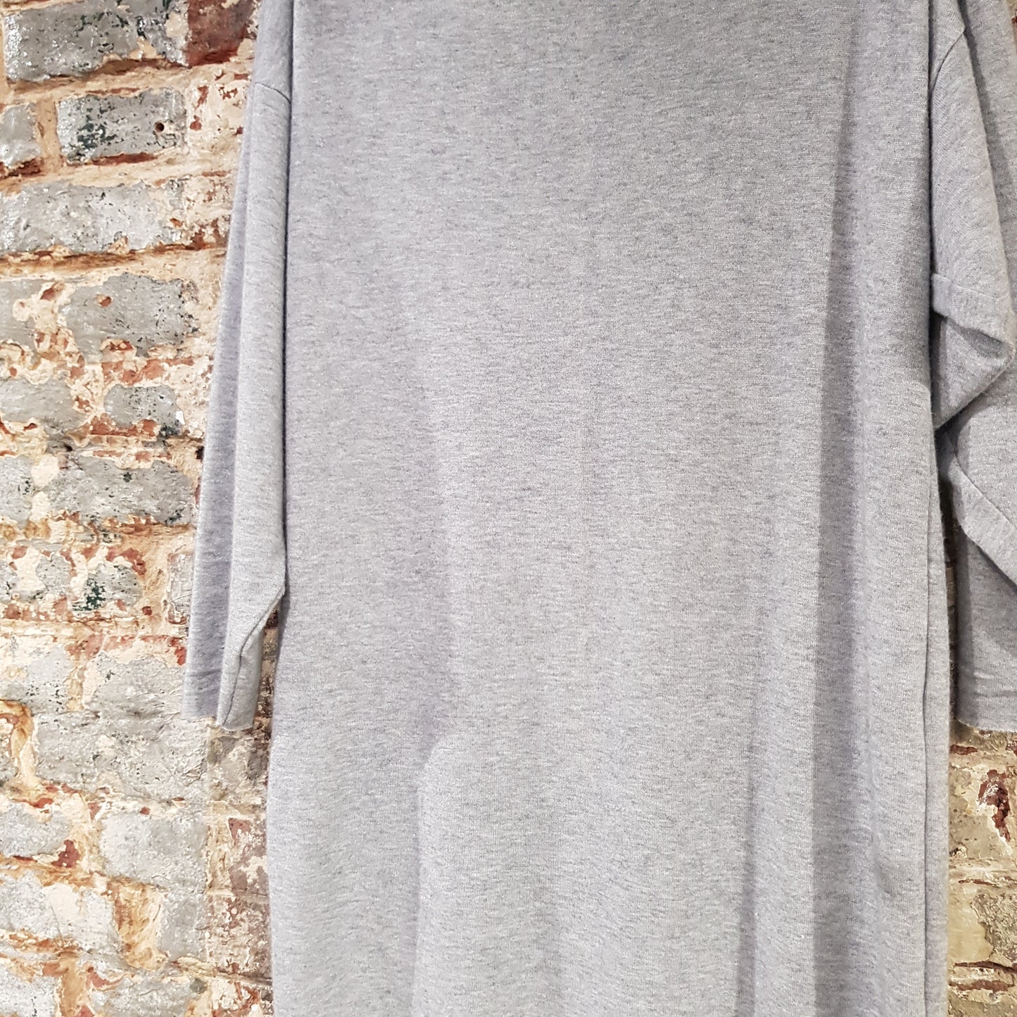 Knitted Dress Kozy - Lichtgrijsmelée