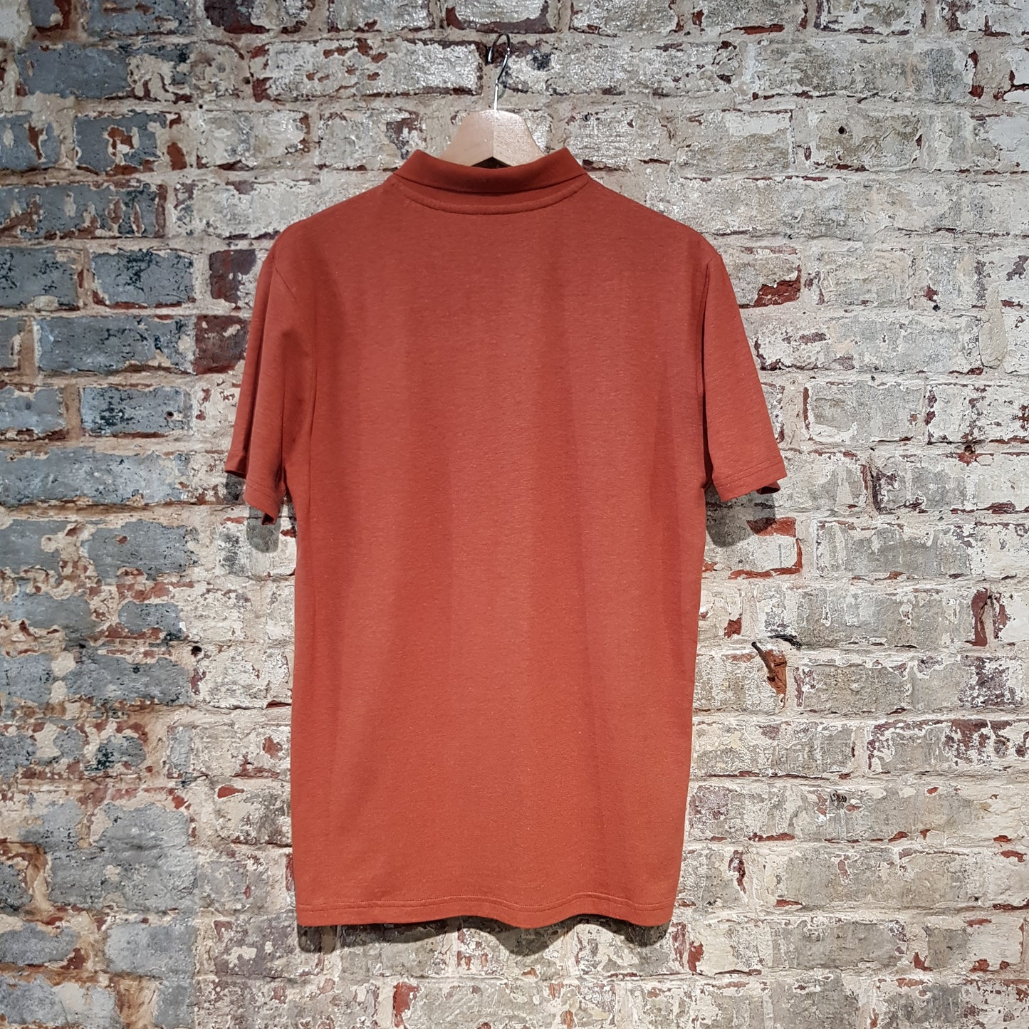 Hemp Polo - Clay Red