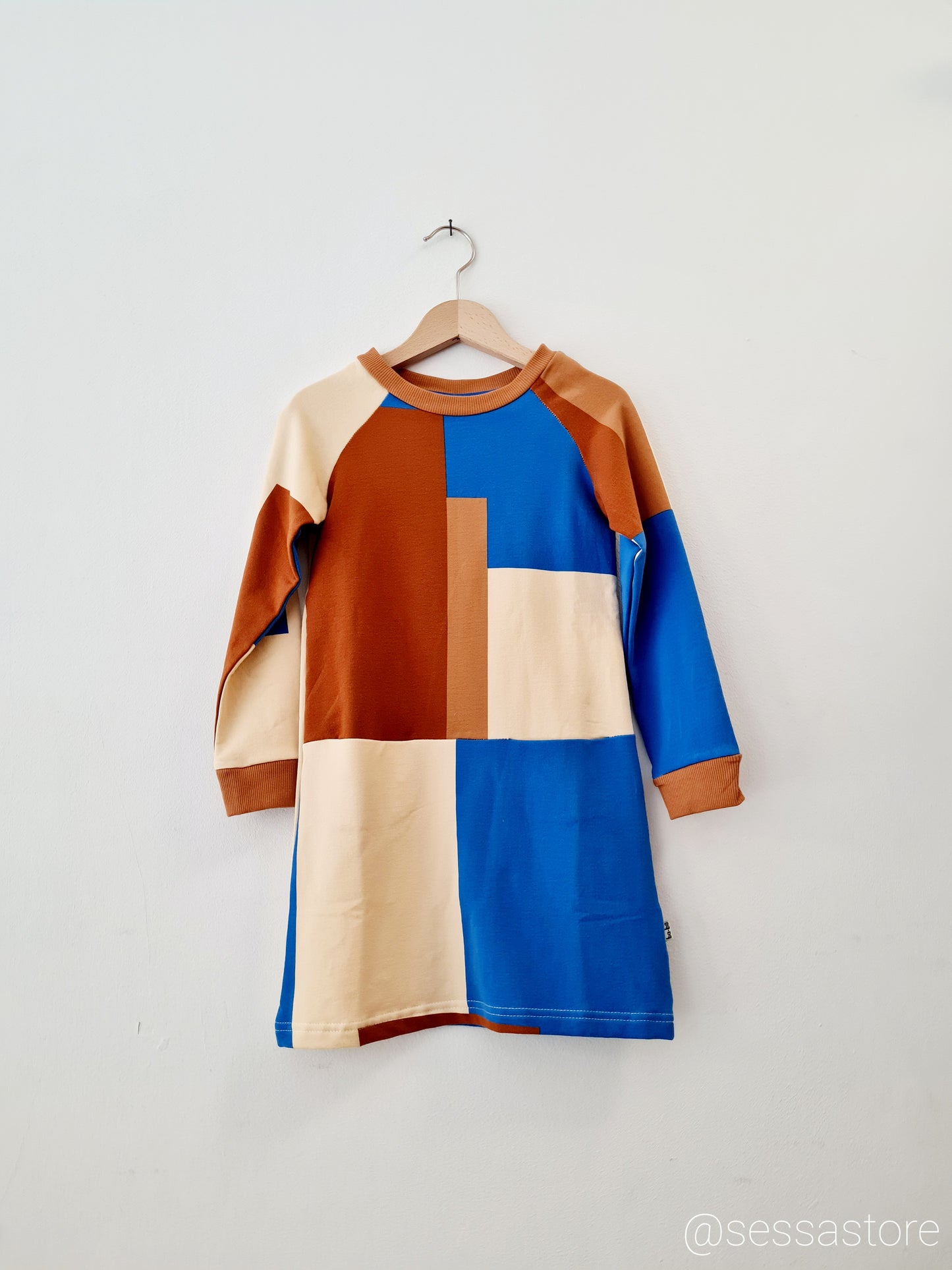 Clarisse dress Colorblock