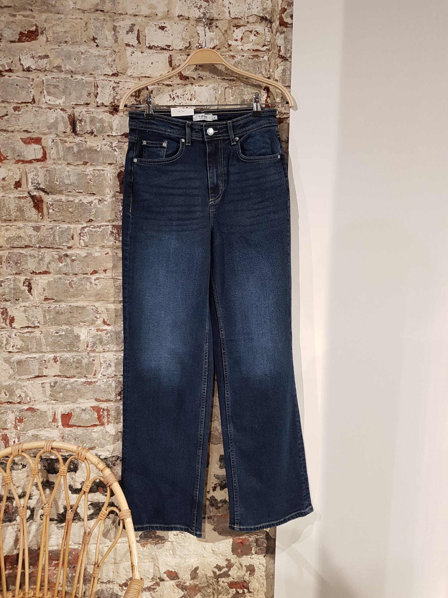 BYKATO BYLISA WIDE JEANS - Dark Blue Denim