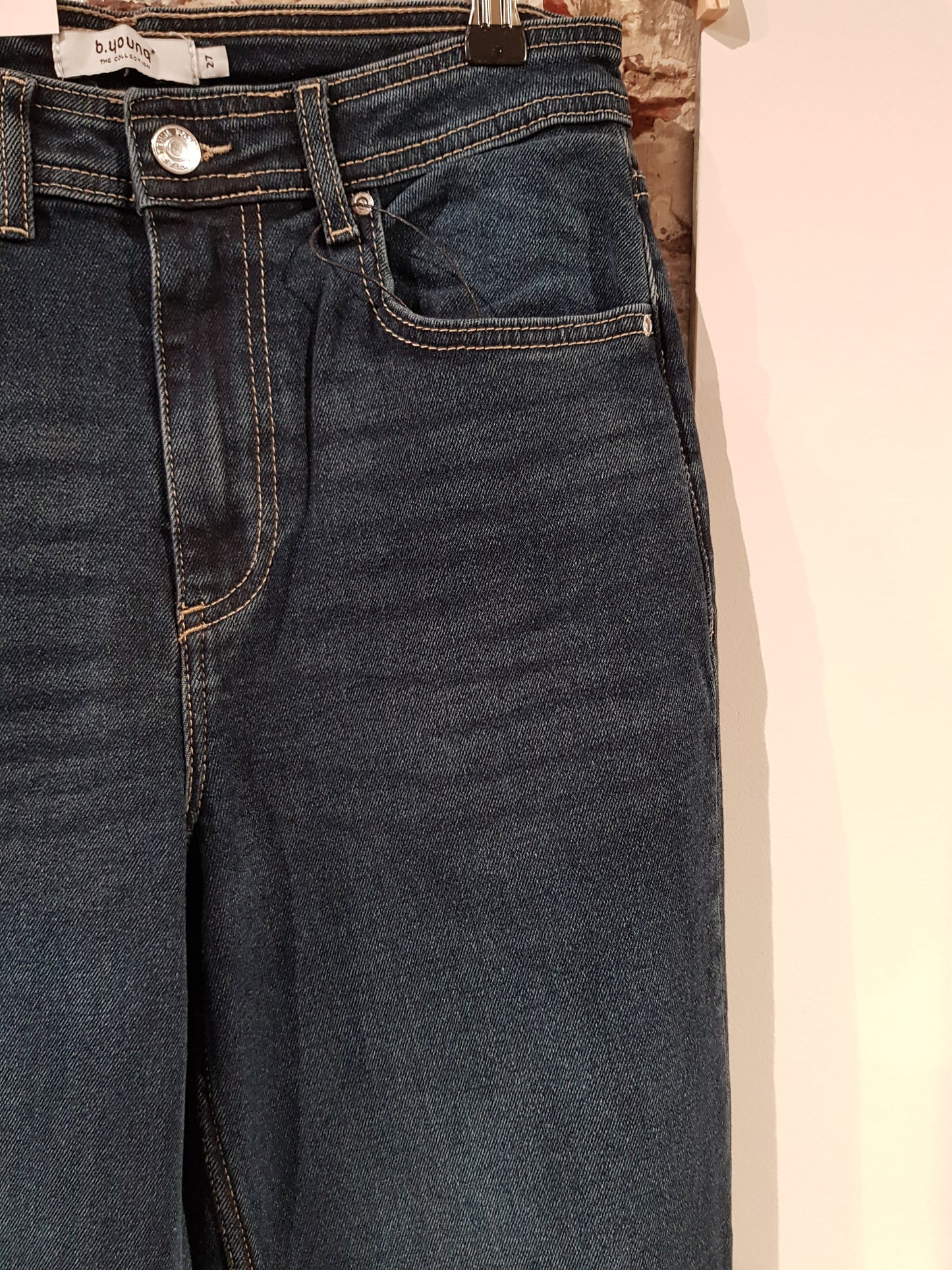 BYKATO BYLISA WIDE JEANS - Dark Blue Denim