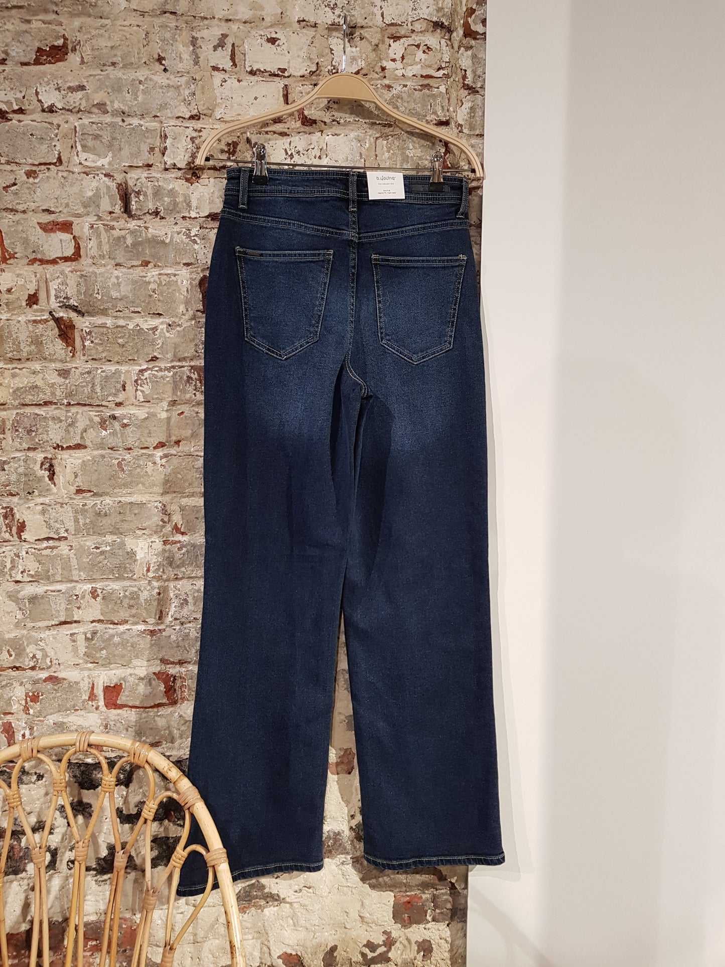 BYKATO BYLISA WIDE JEANS - Dark Blue Denim