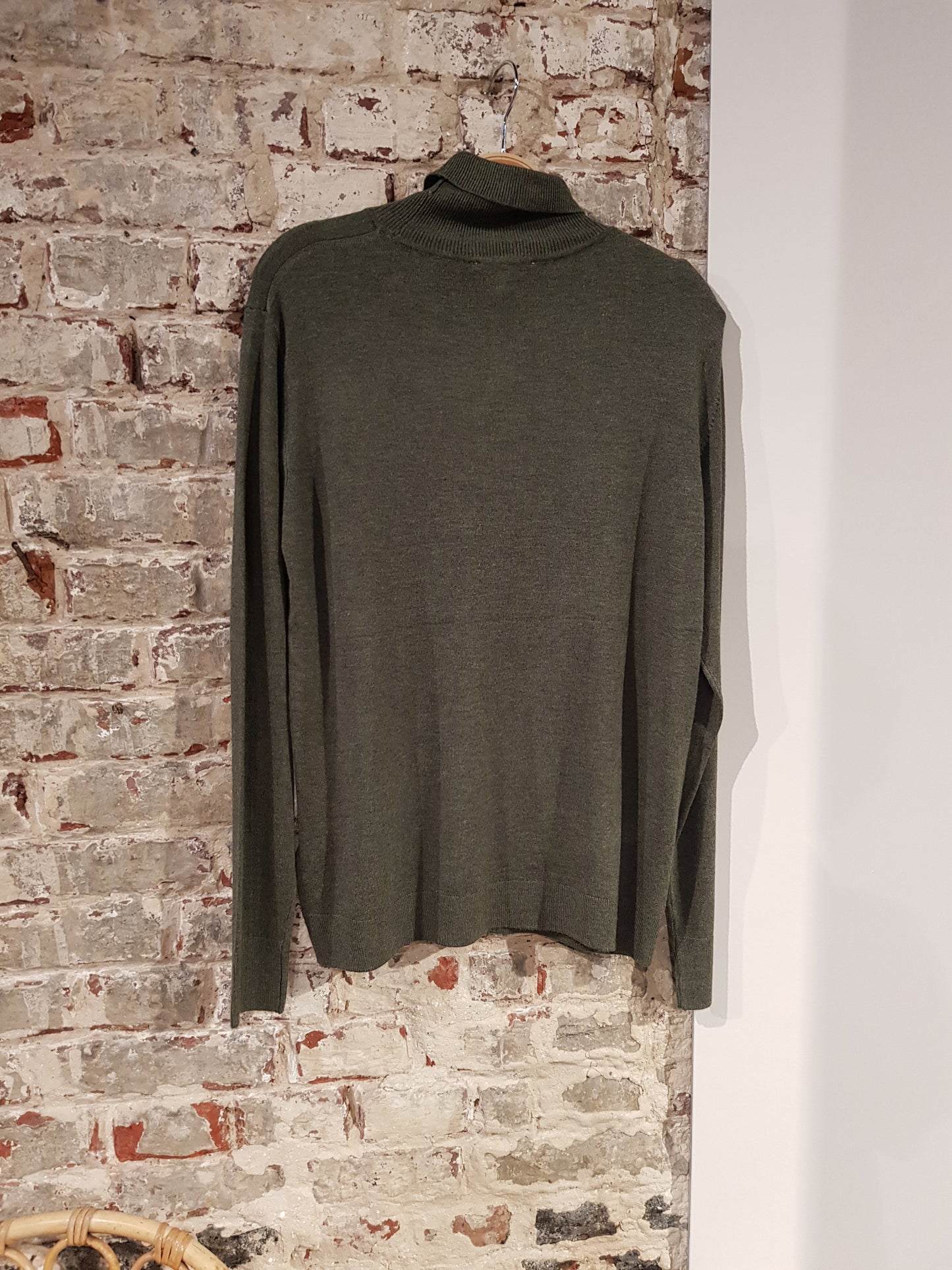 Bymmpimba1 Rollneck Knit - Rifle Green Mela