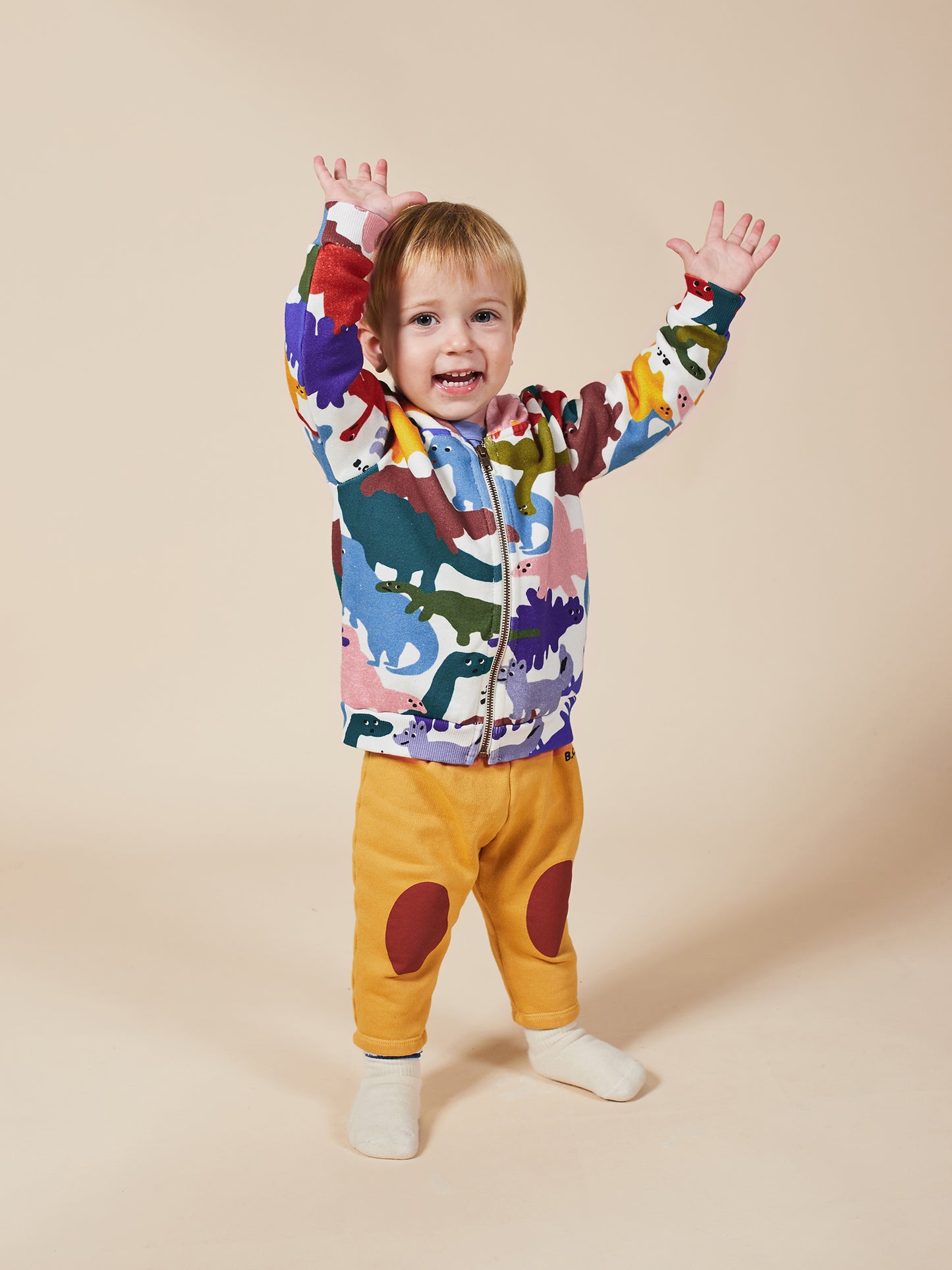 Dinos All Over Hooded Sweatshirt - Baby