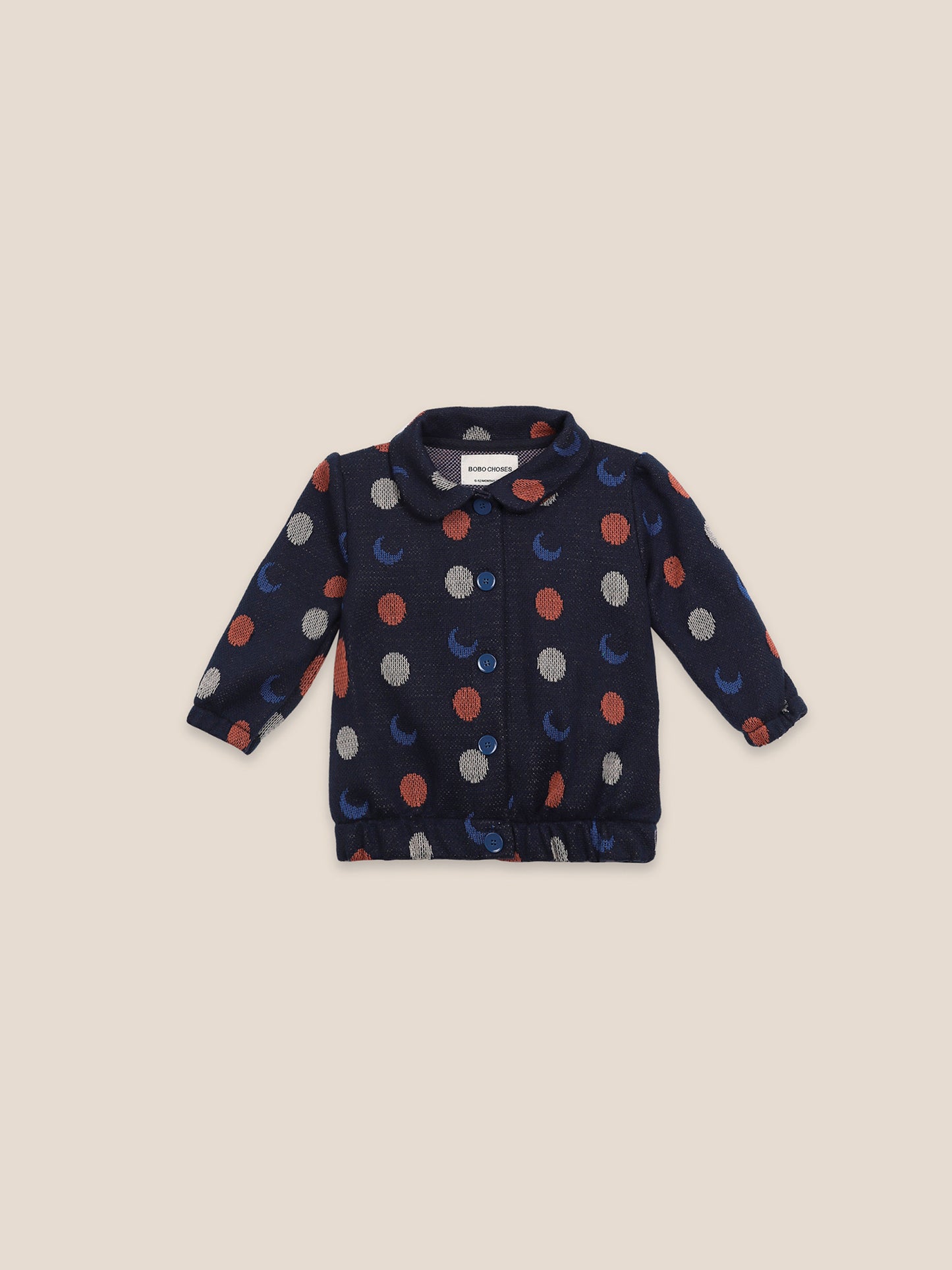 Night Knitted Jacquard Cardigan