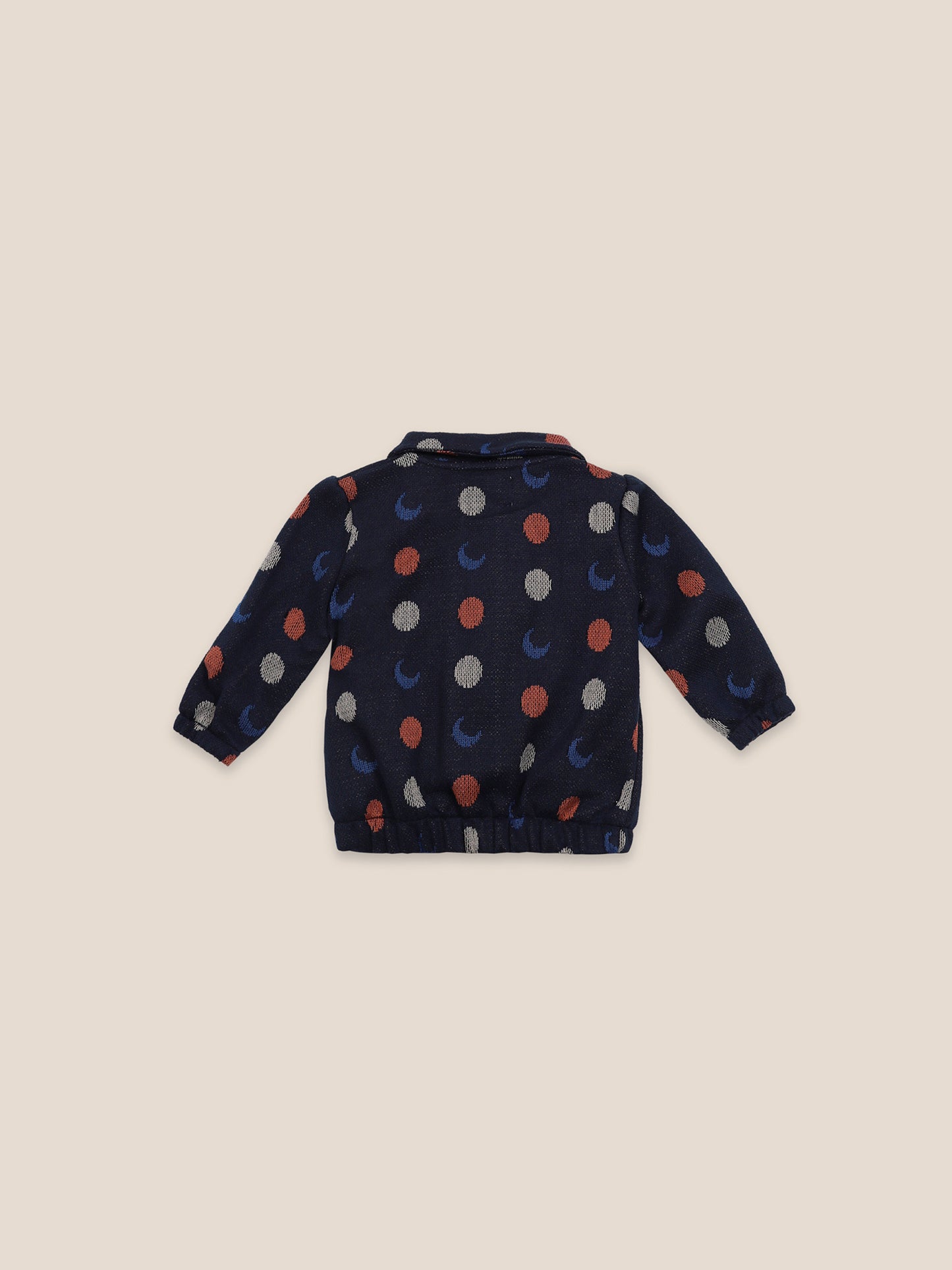 Night Knitted Jacquard Cardigan
