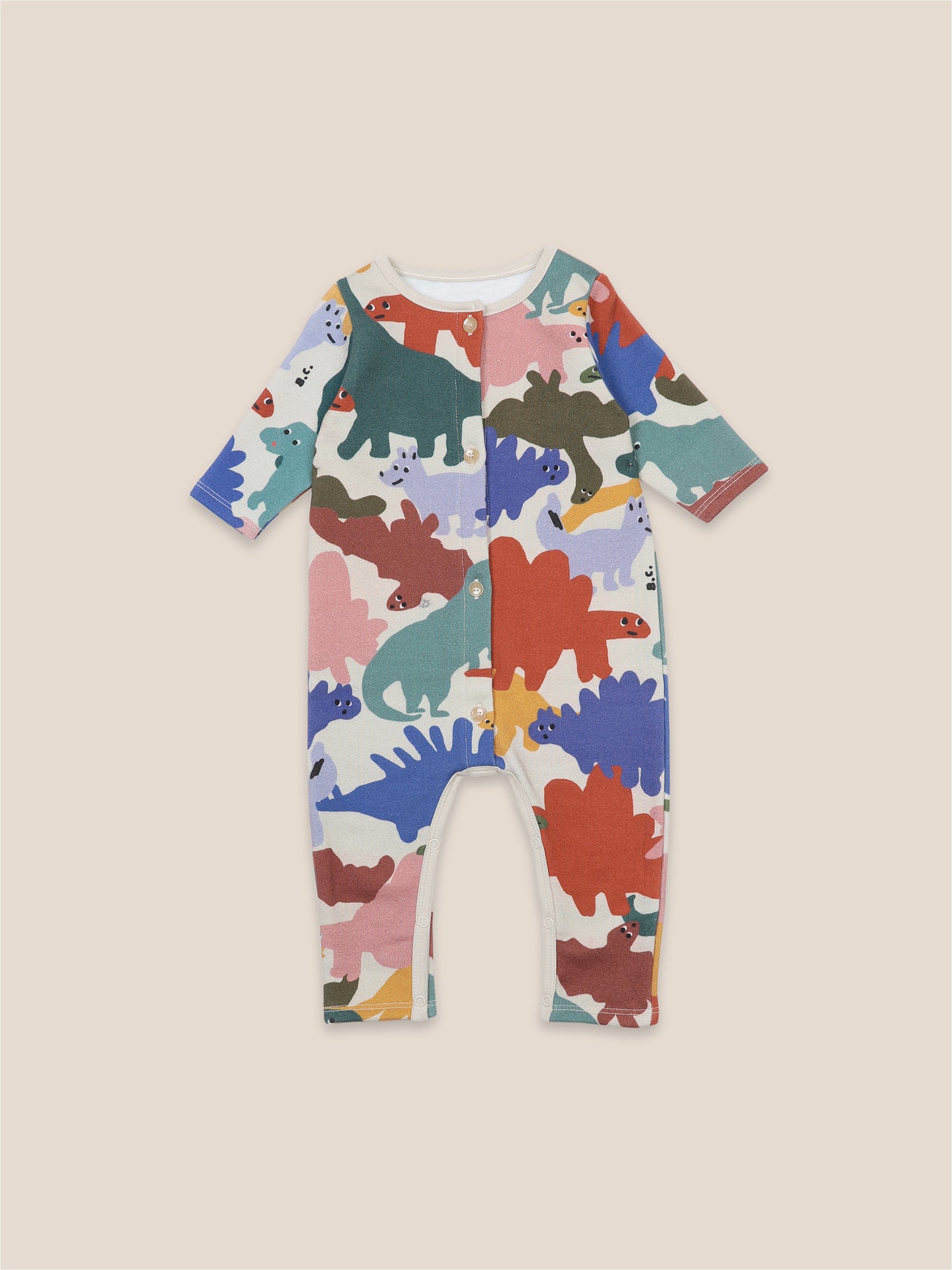 Dinos All Over Fleece Overall Baby