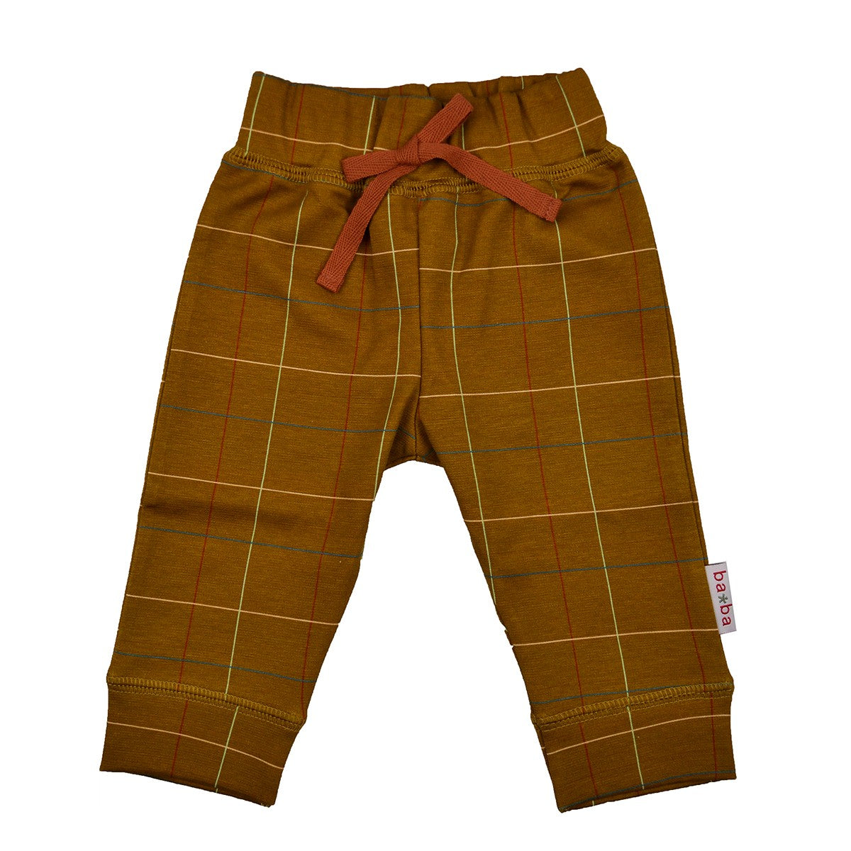 Baby Pant - Checked Mustard