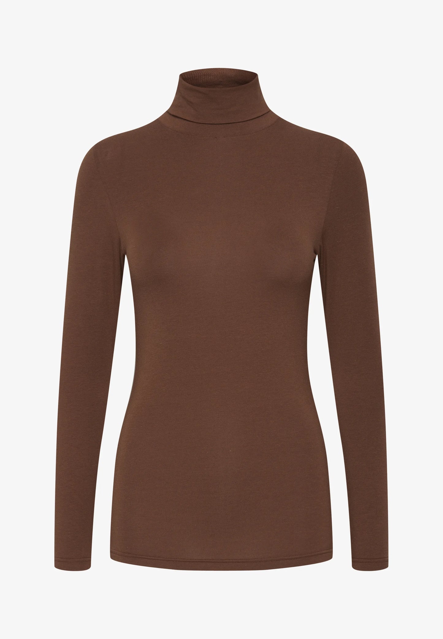 Pamila Roll Neck - Jersey Brunette
