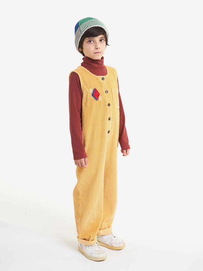 BC diamond corduroy overall
